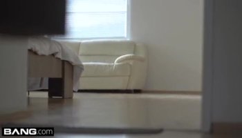 Sexy masseuse blowjobs her clients cock under the table